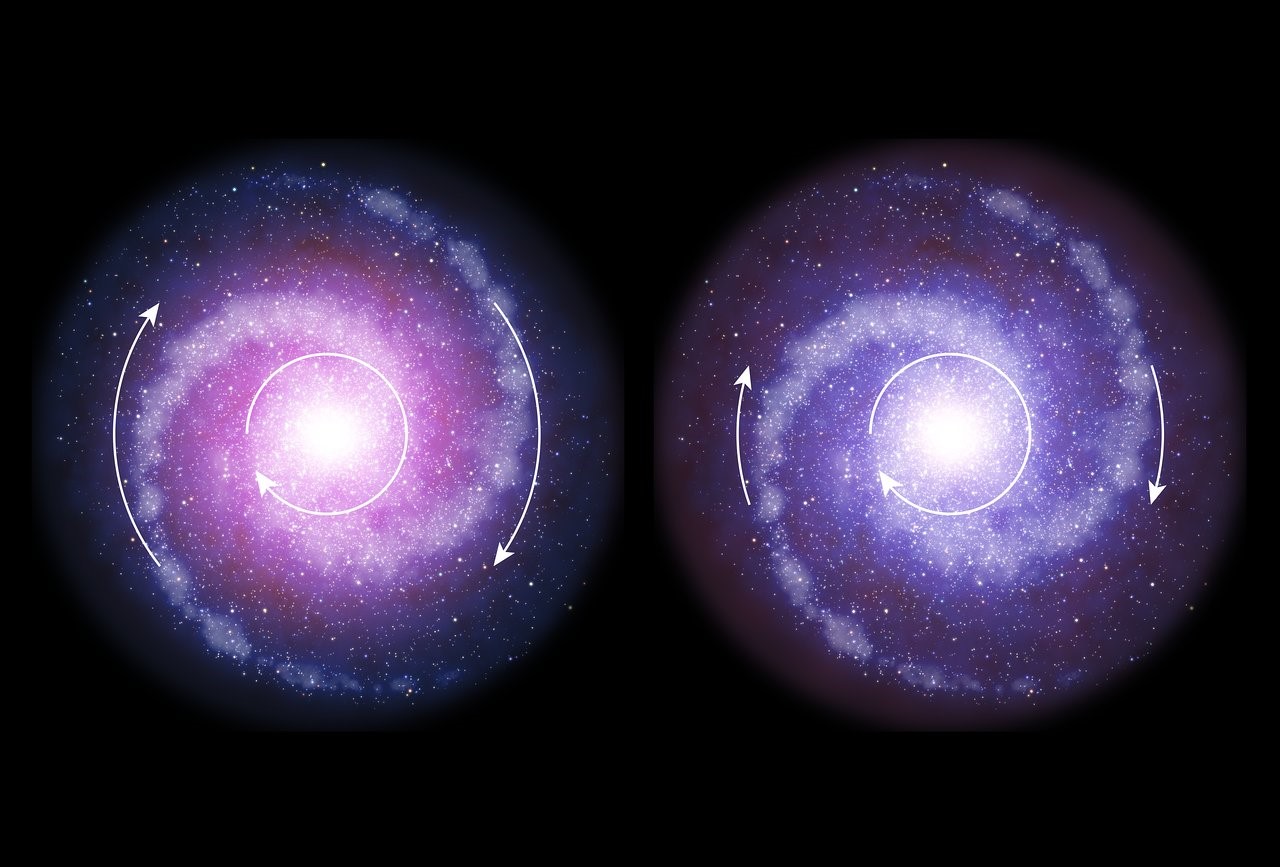 Erken evrendeki galaksilerde daha az etkili olan karanlık madde